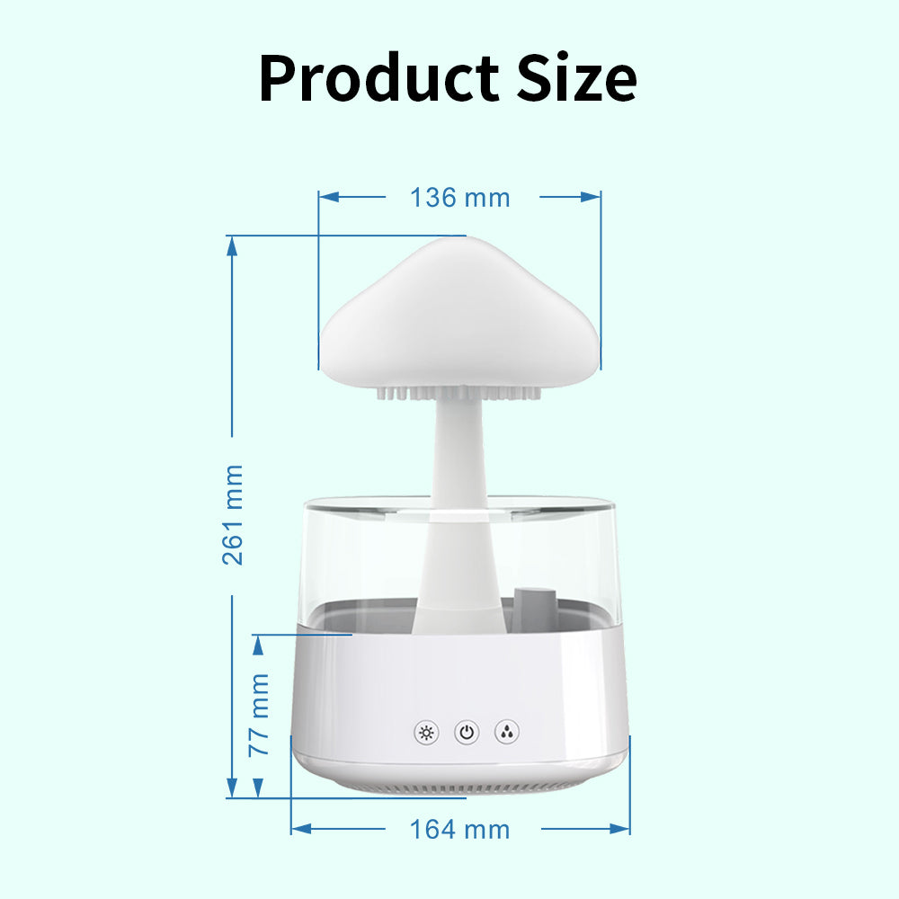 Raindrop Cloud Diffuser&Humidifier-Sleep Aid Aromatherapy Machine Humidifier