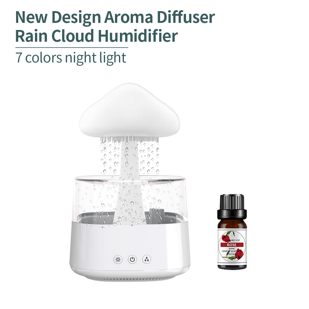 Raindrop Cloud Diffuser&Humidifier-Sleep Aid Aromatherapy Machine Humidifier