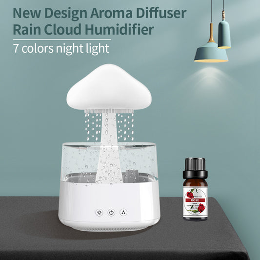 Raindrop Cloud Diffuser&Humidifier-Sleep Aid Aromatherapy Machine Humidifier