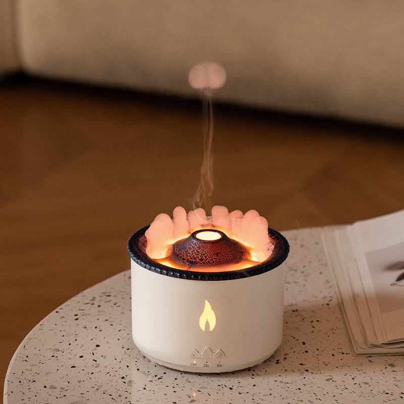 Volcano Aromatherapy machine-Flame Light Aroma Diffuser & Humidifier