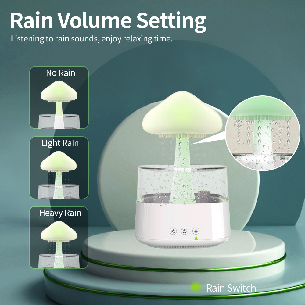 Raindrop Cloud Diffuser&Humidifier-Sleep Aid Aromatherapy Machine Humidifier