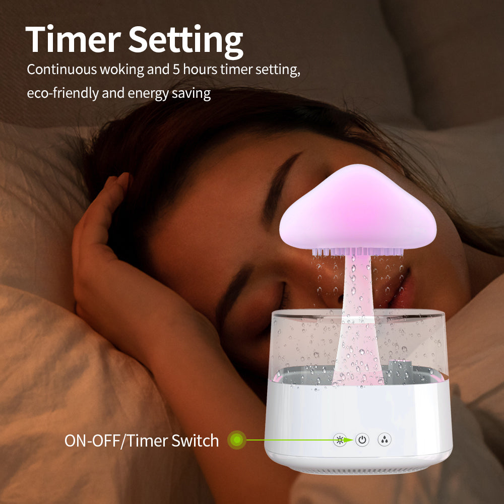 Raindrop Cloud Diffuser&Humidifier-Sleep Aid Aromatherapy Machine Humidifier