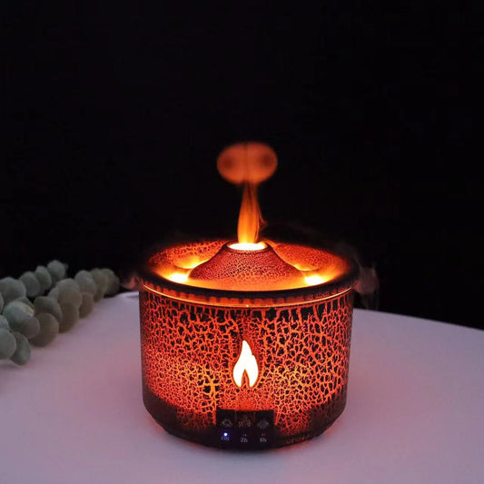 Volcano Aromatherapy machine-Flame Light Aroma Diffuser & Humidifier